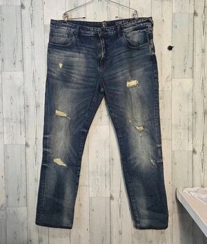 PRPS Le Sabre Slim Tapered Medium Wash Selvedge Japanese Denim Jeans Sz. 40 x 31